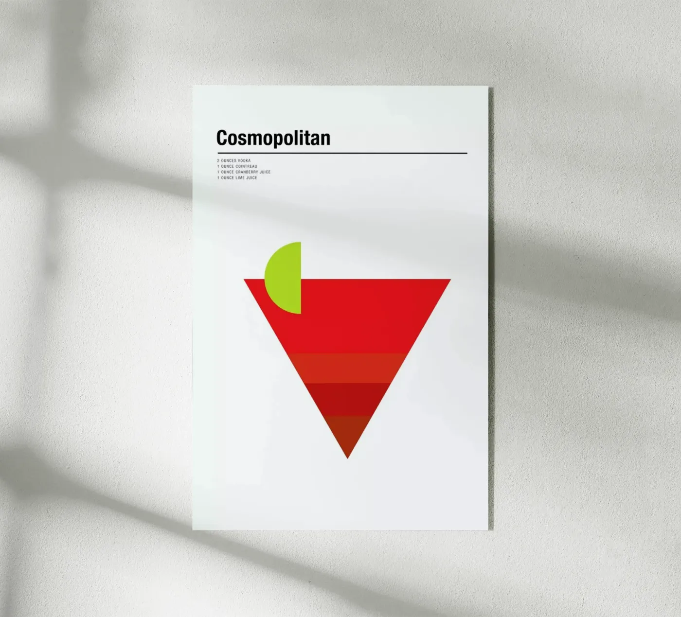 Cosmopolitan Acryl-Glas von Nick Barclay