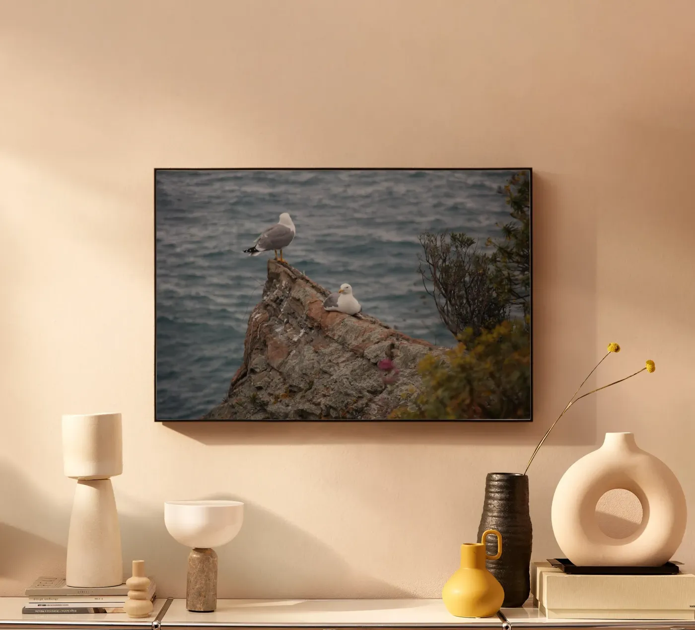 Les mouettes et la mer plexiglas de Alexandra Joseph Fotomomente