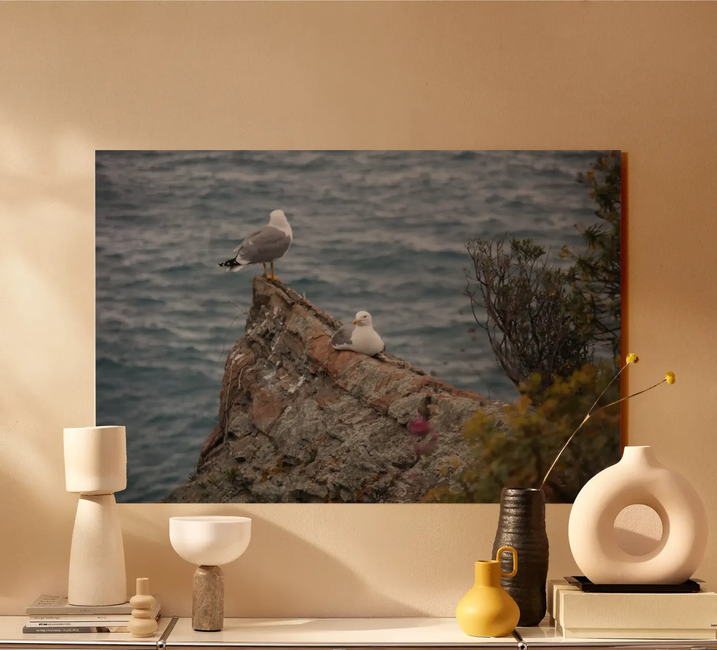 The seagulls and the sea plexiglass da Alexandra Joseph Fotomomente