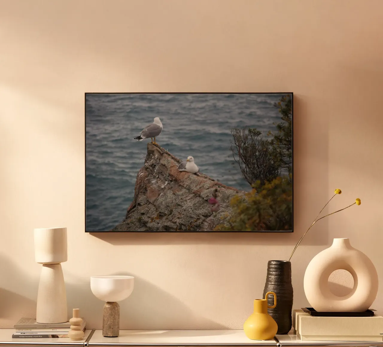 I gabbiani e il mare alluminio dibond da Alexandra Joseph Fotomomente