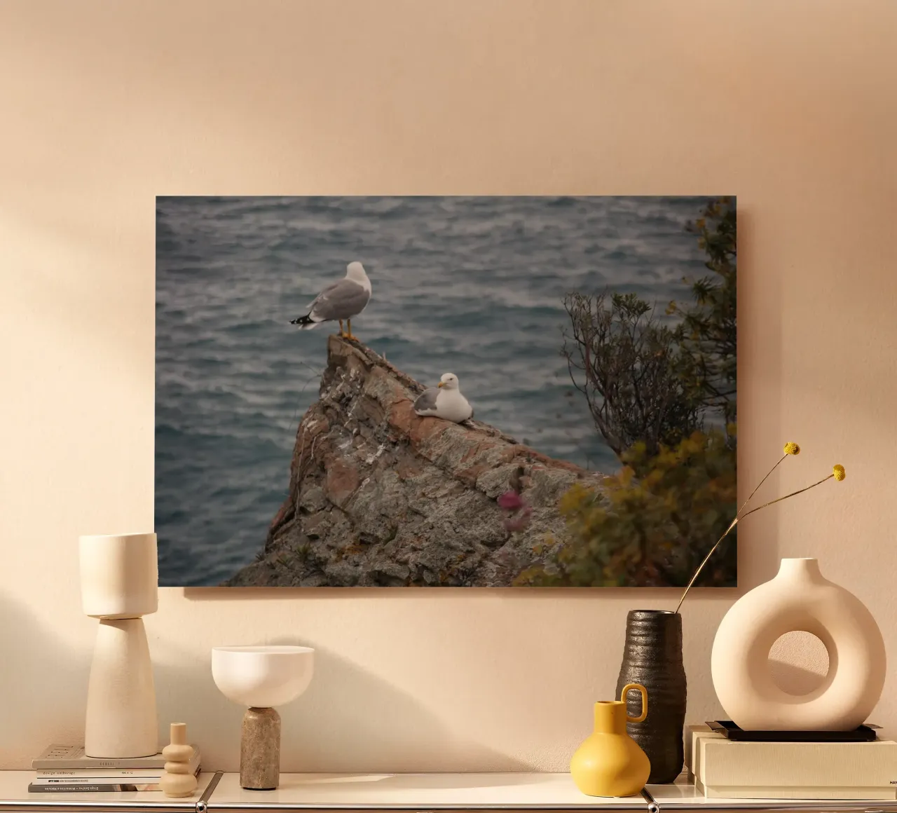 I gabbiani e il mare alluminio dibond da Alexandra Joseph Fotomomente