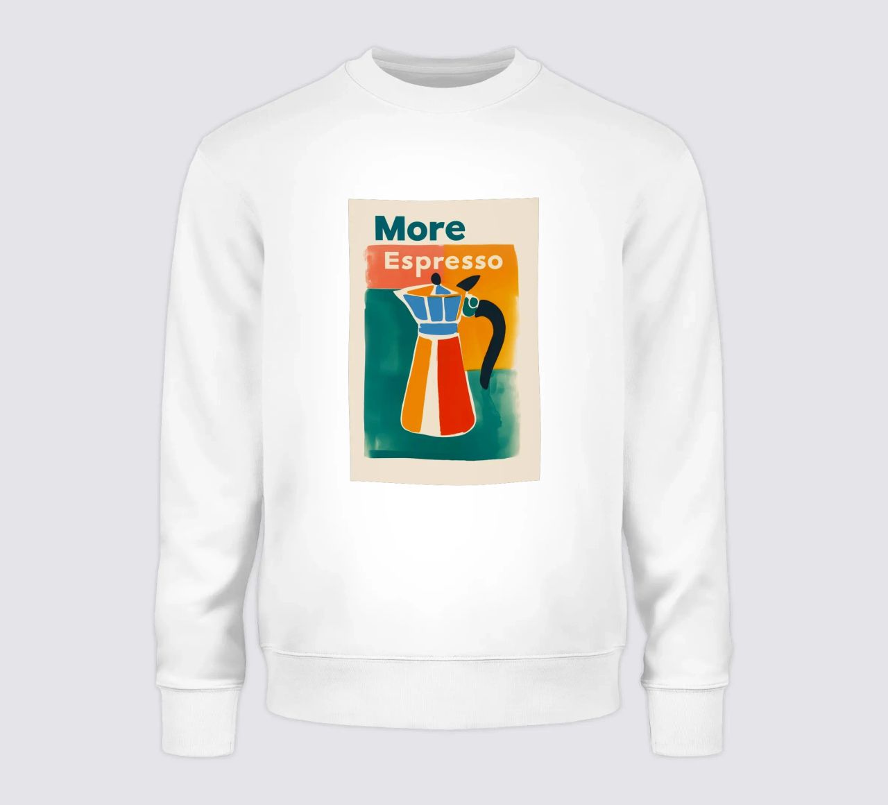 "More Espresso" Retro Kanne felpa da Carinaprint