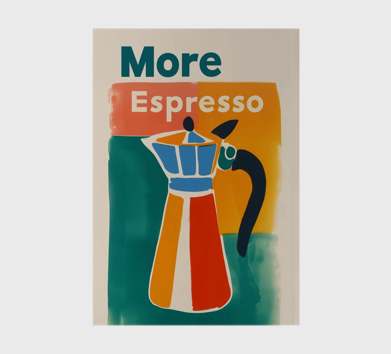 "More Espresso' Retro Kanne notebook by Carinaprint