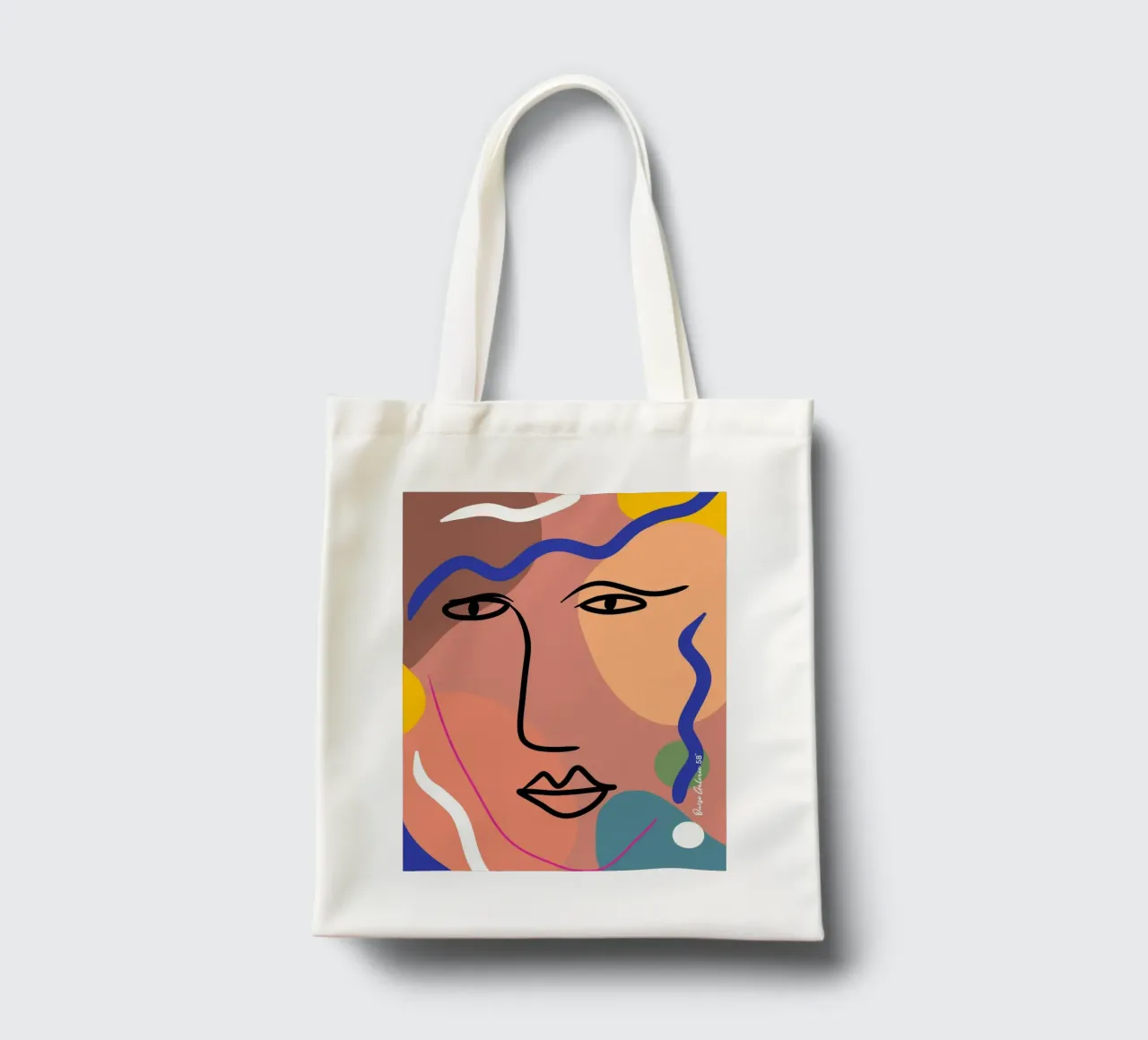 Harmonious Layers borsa in juta da Mike Leymi