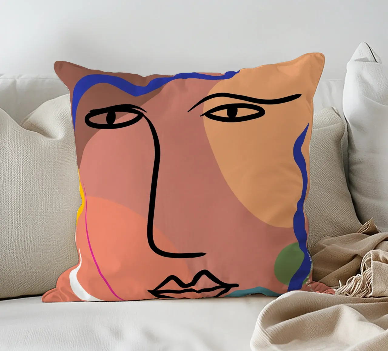 Harmonious Layers cuscino da Mike Leymi