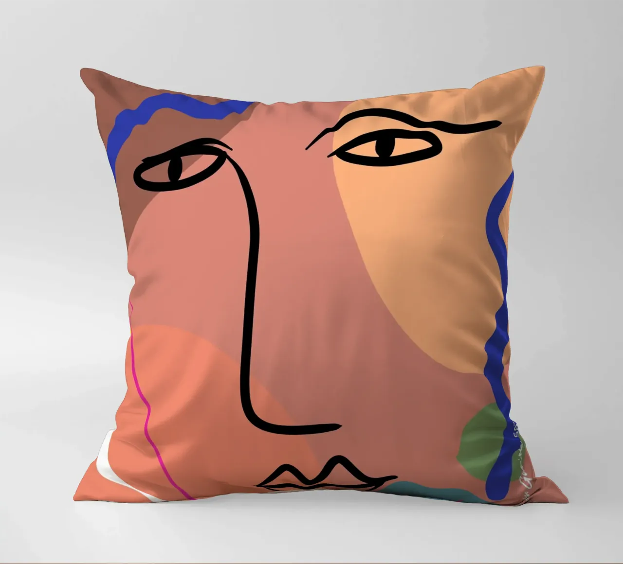 Harmonious Layers cuscino da Mike Leymi