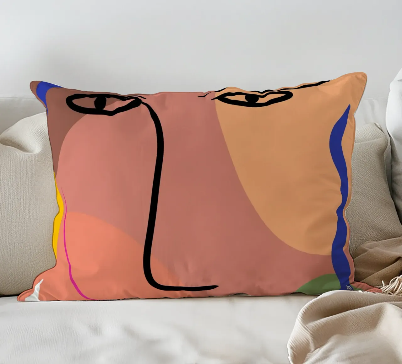 Harmonious Layers cuscino da Mike Leymi