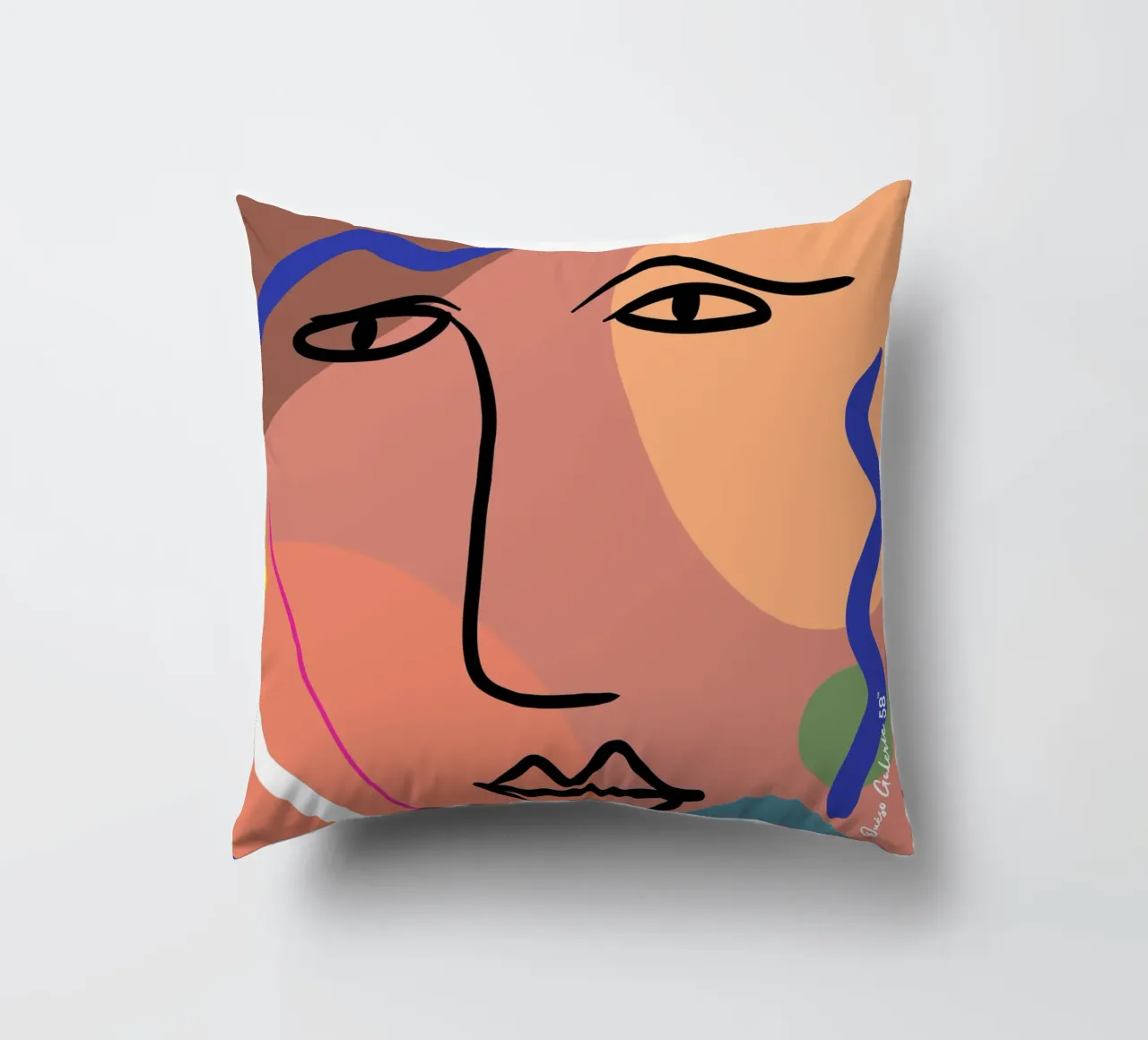 Harmonious Layers cuscino da Mike Leymi