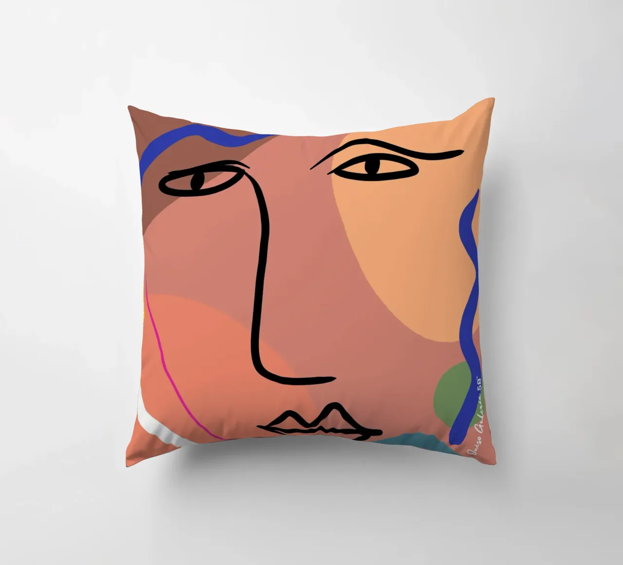 Harmonious Layers cuscino da Mike Leymi