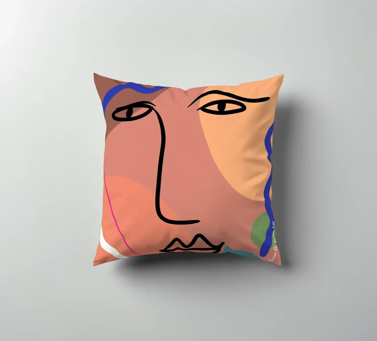 Harmonious Layers cuscino da Mike Leymi