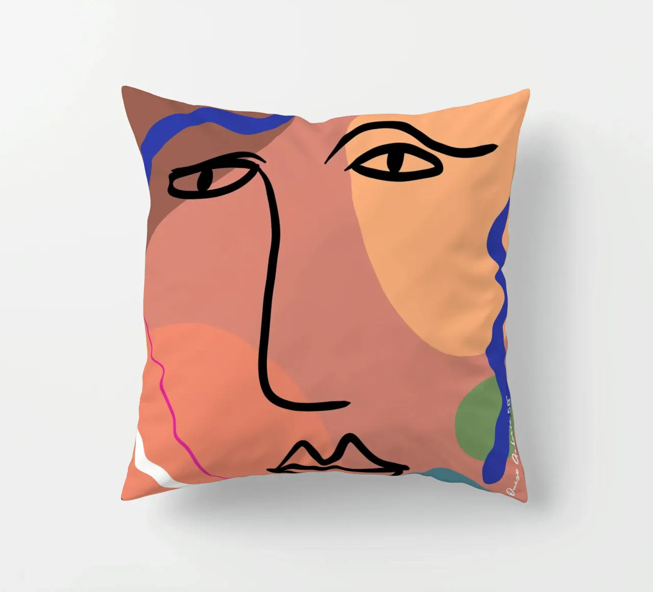 Harmonious Layers cuscino da Mike Leymi