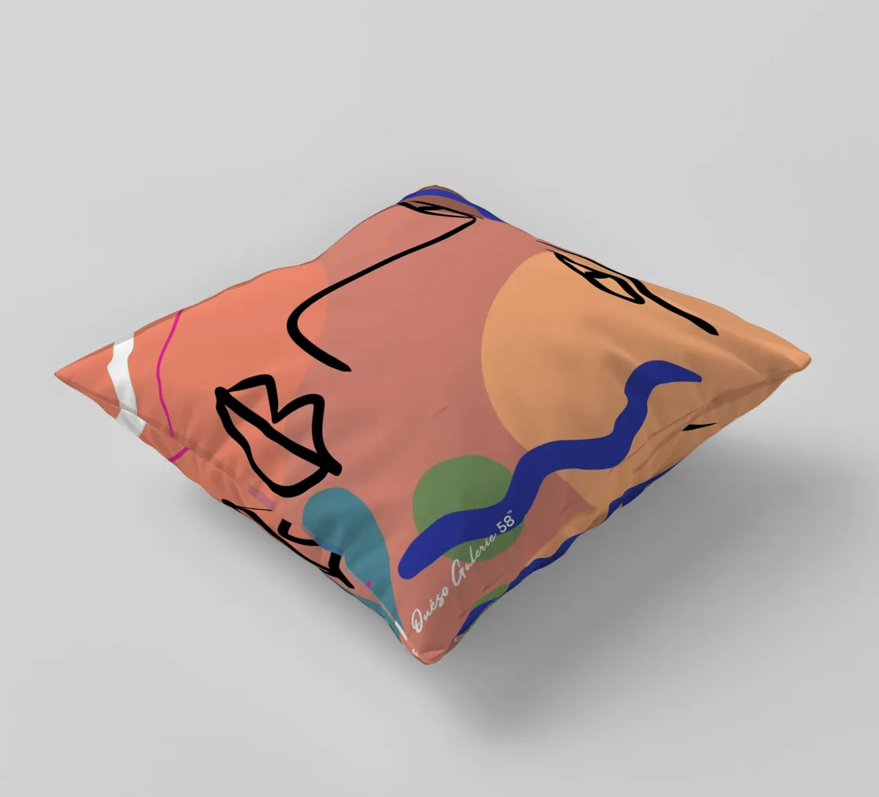 Harmonious Layers cuscino da Mike Leymi