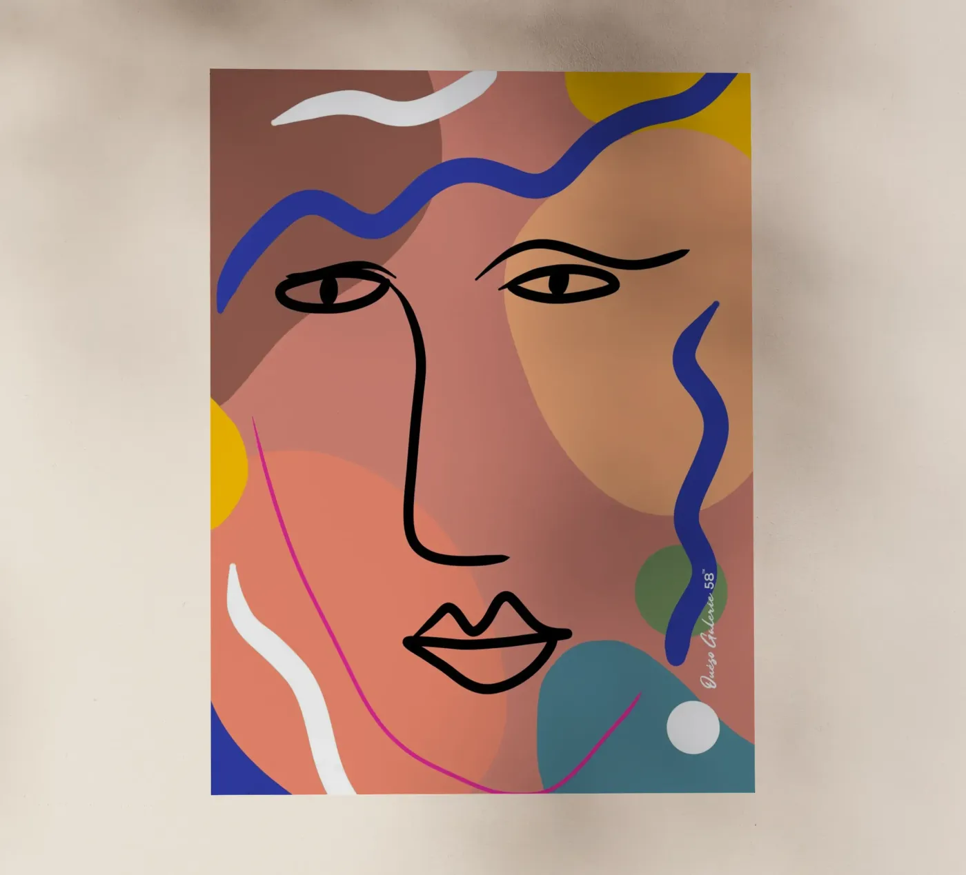 Harmonious Layers backlit folie van Mike Leymi