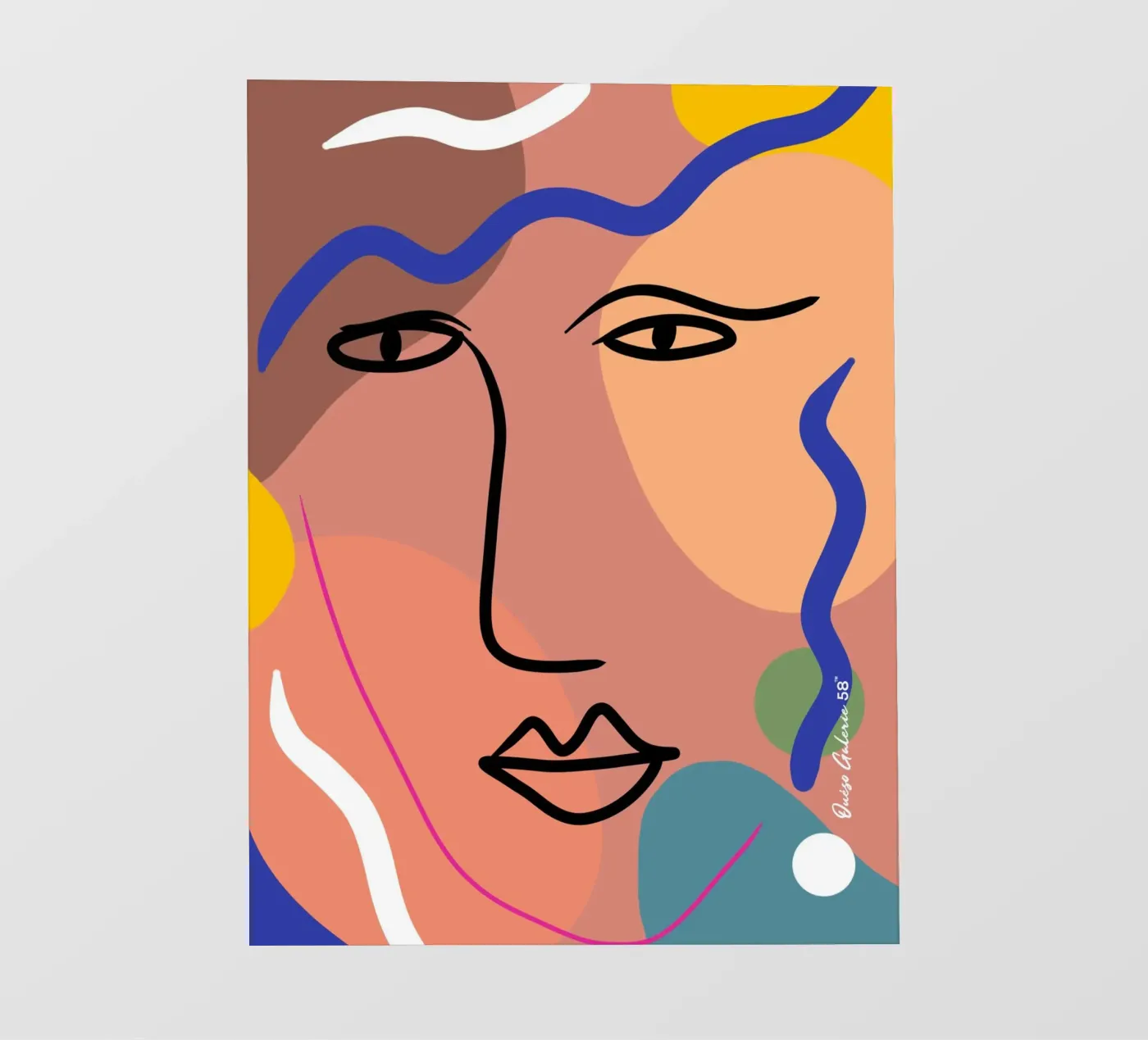 Harmonious Layers backlit folie van Mike Leymi