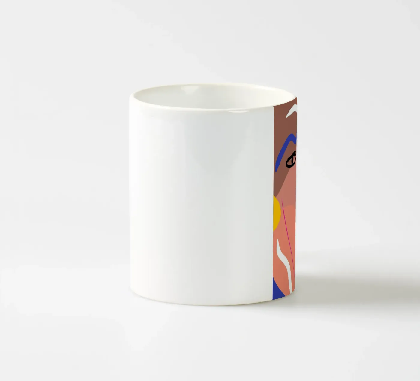 Harmonious Layers ceramic mug by Mike Leymi