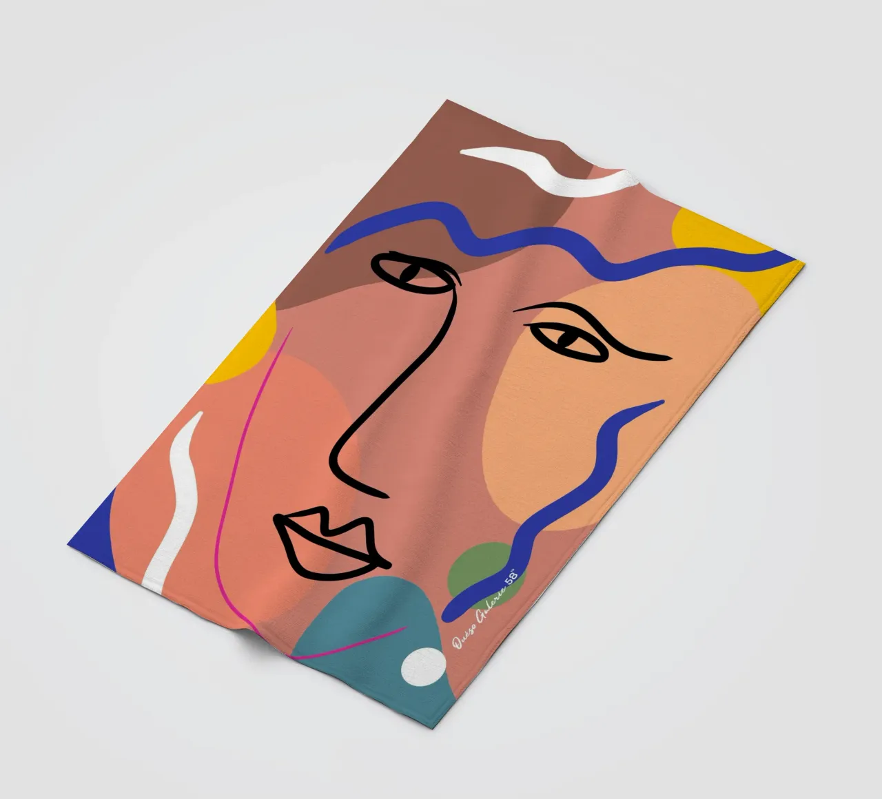 Harmonious Layers fleecedeken van Mike Leymi