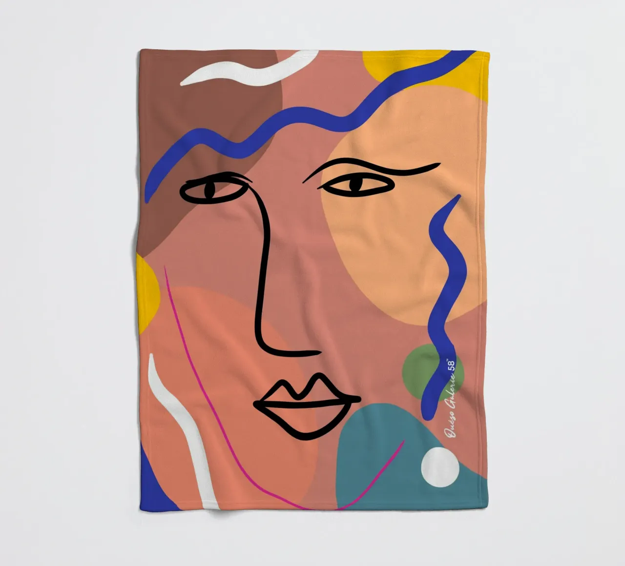 Harmonious Layers fleecedeken van Mike Leymi