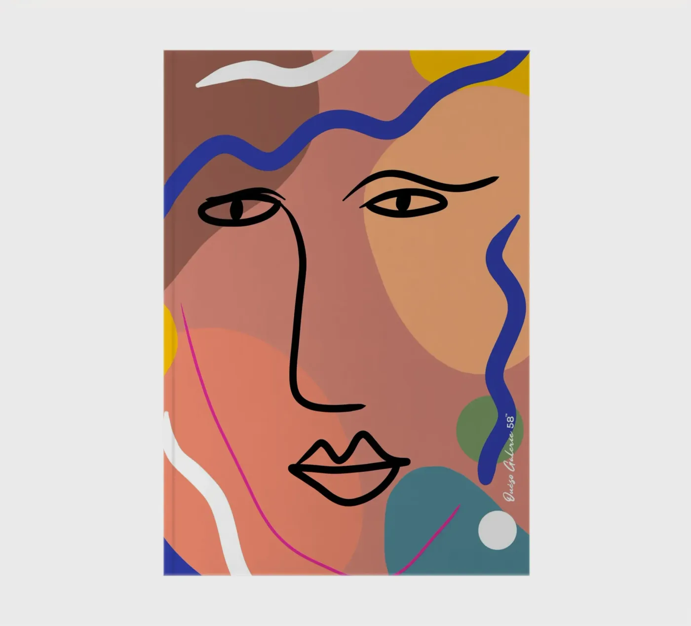 Harmonious Layers notebook by Mike Leymi