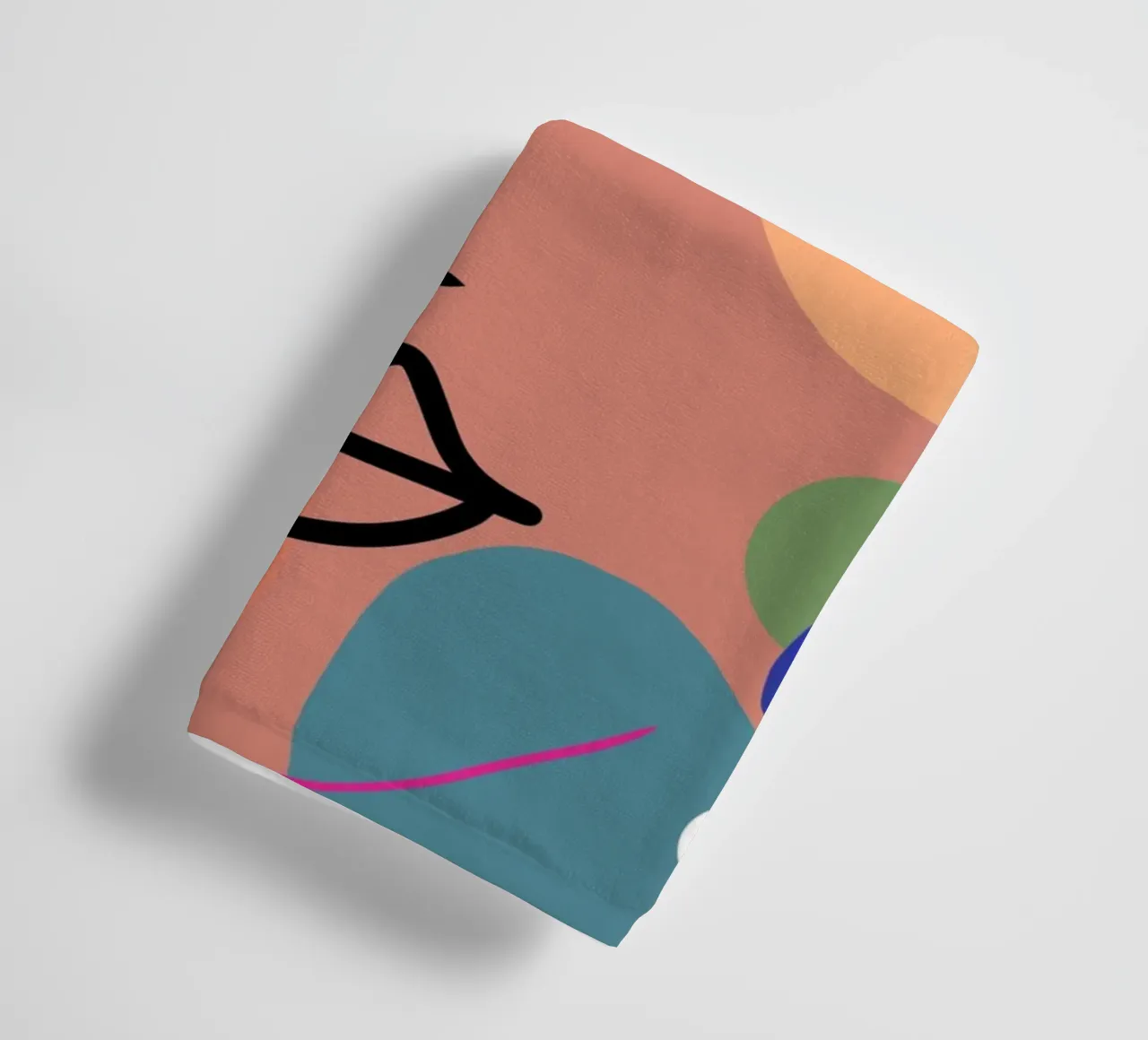 Harmonious Layers towel by Mike Leymi