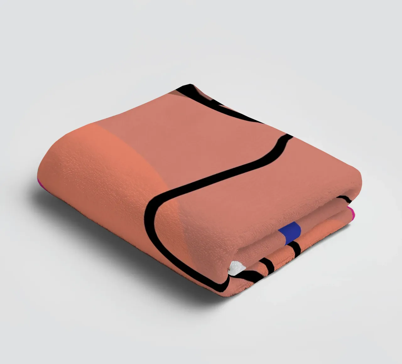 Harmonious Layers towel by Mike Leymi