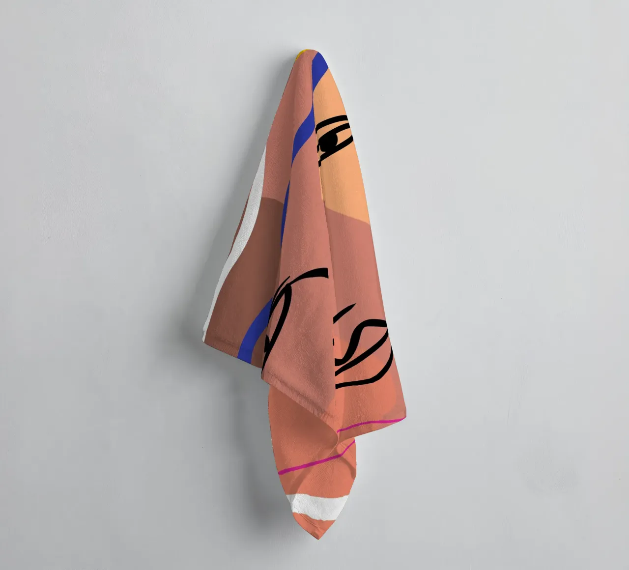 Harmonious Layers towel by Mike Leymi