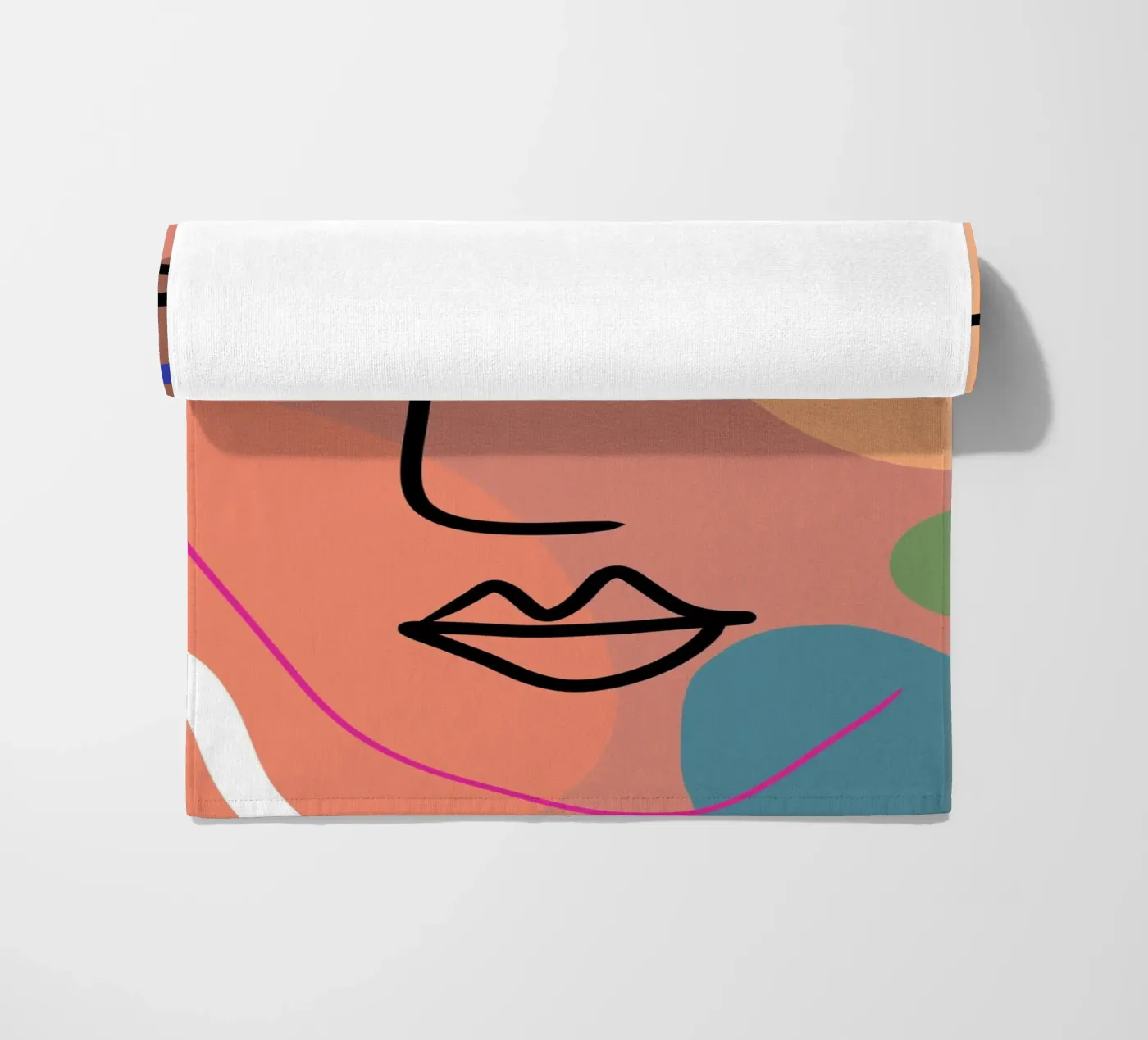 Harmonious Layers beach towel by Mike Leymi