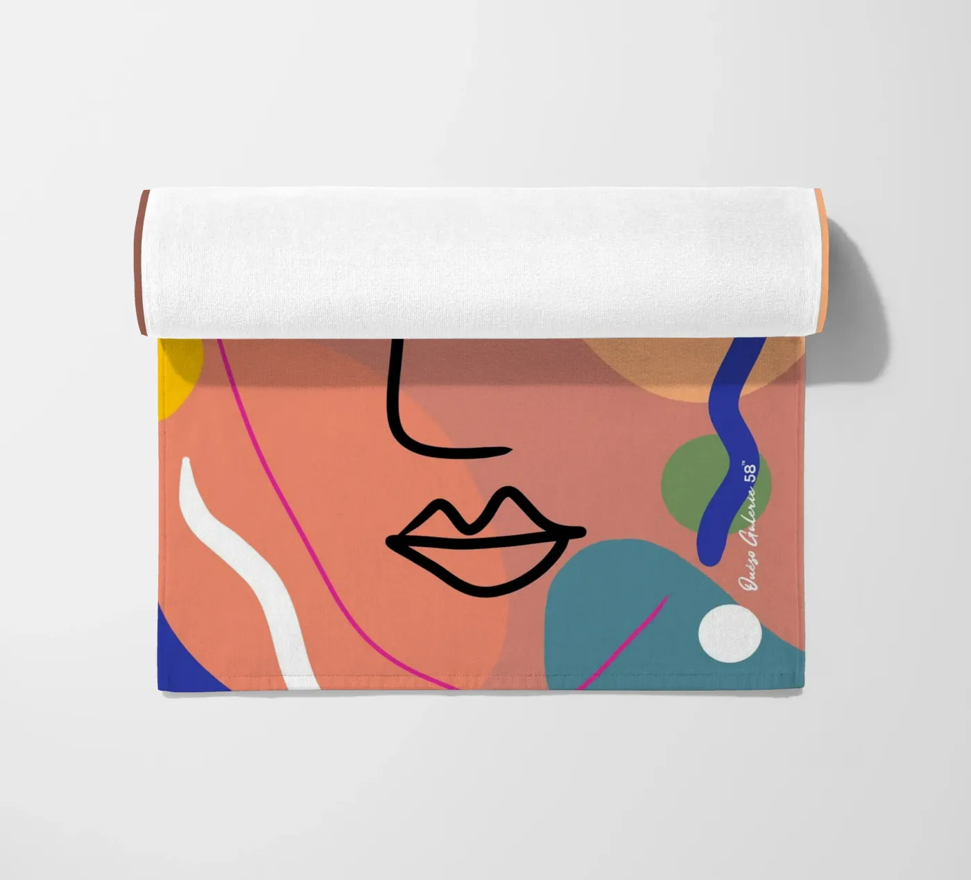 Harmonious Layers beach towel by Mike Leymi