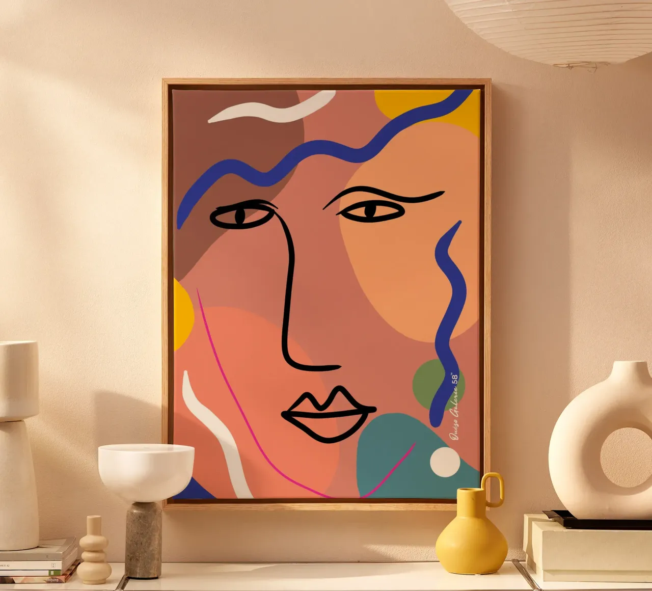 Harmonious Layers tela da Mike Leymi