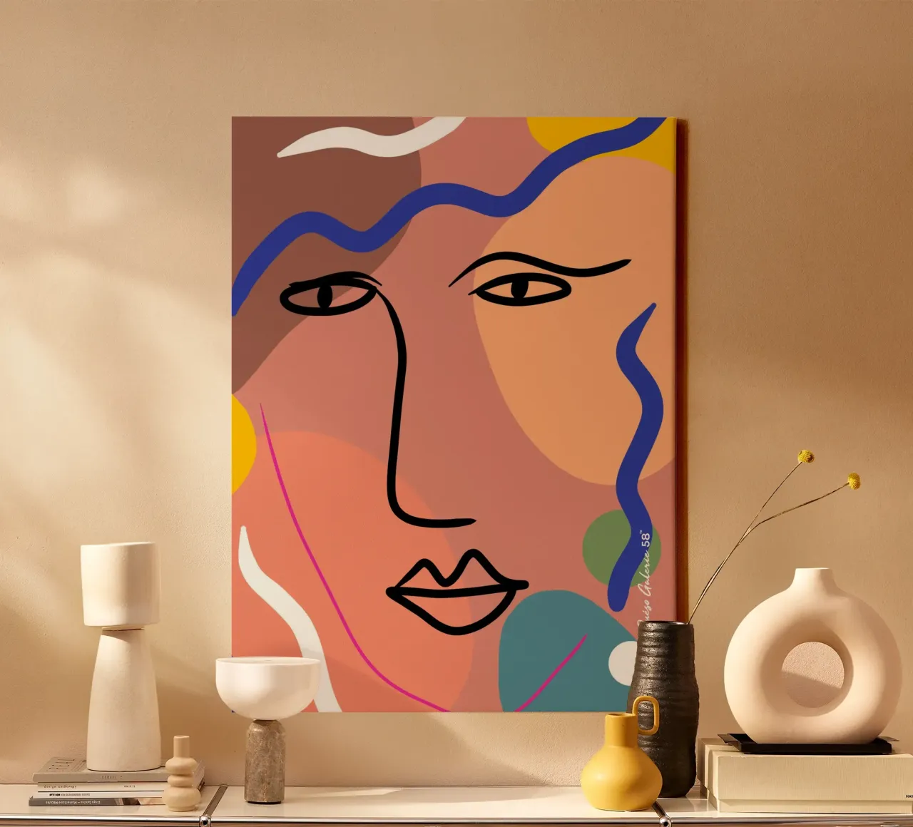 Harmonious Layers tela da Mike Leymi