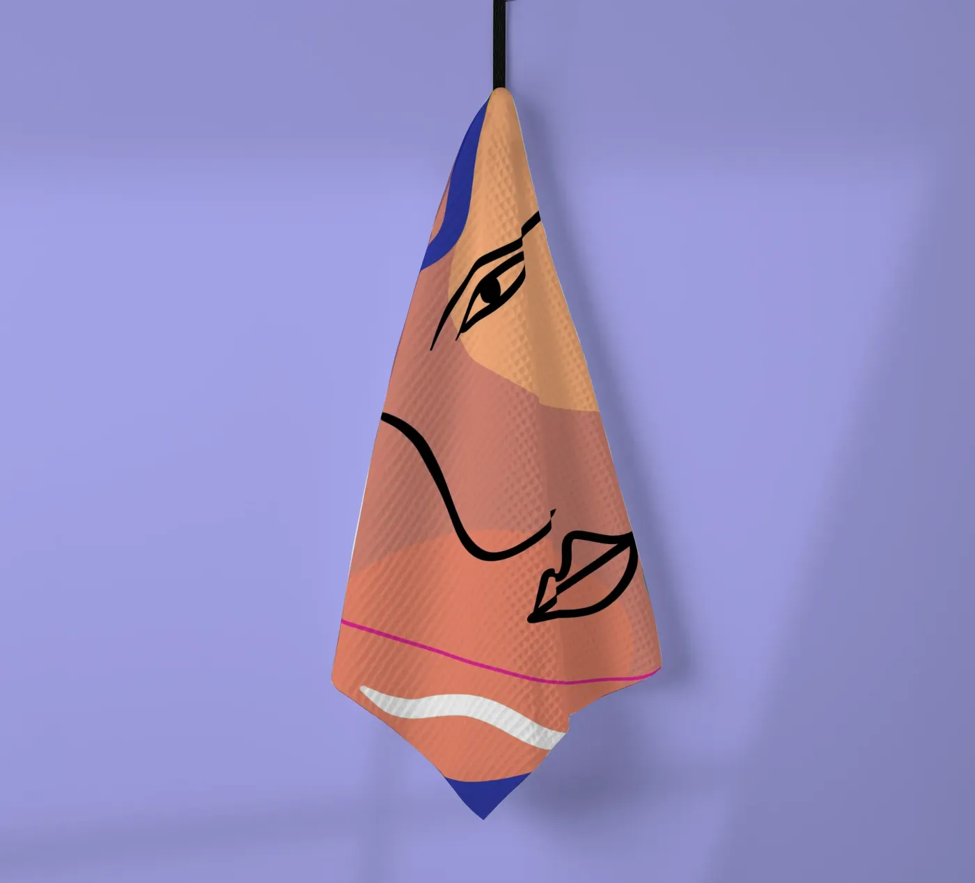 Harmonious Layers tea towel by Mike Leymi