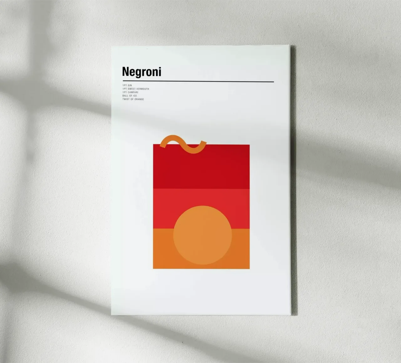 Negroni tela con Cornice a cassetta da Nick Barclay