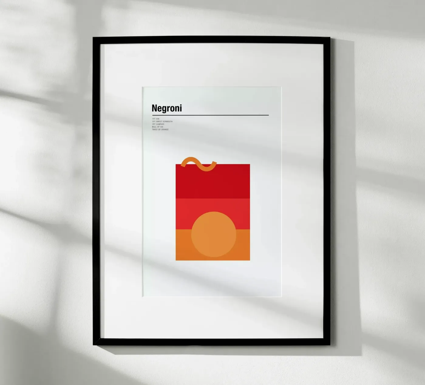 Negroni poster van Nick Barclay