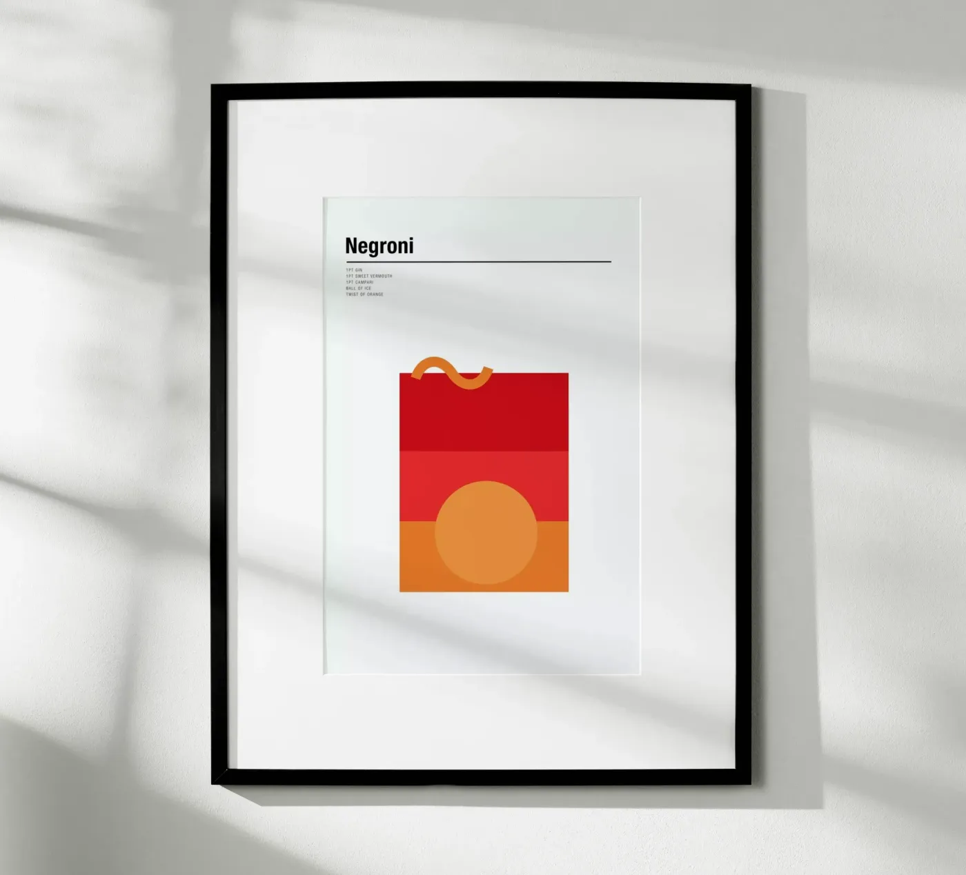 Negroni poster da Nick Barclay
