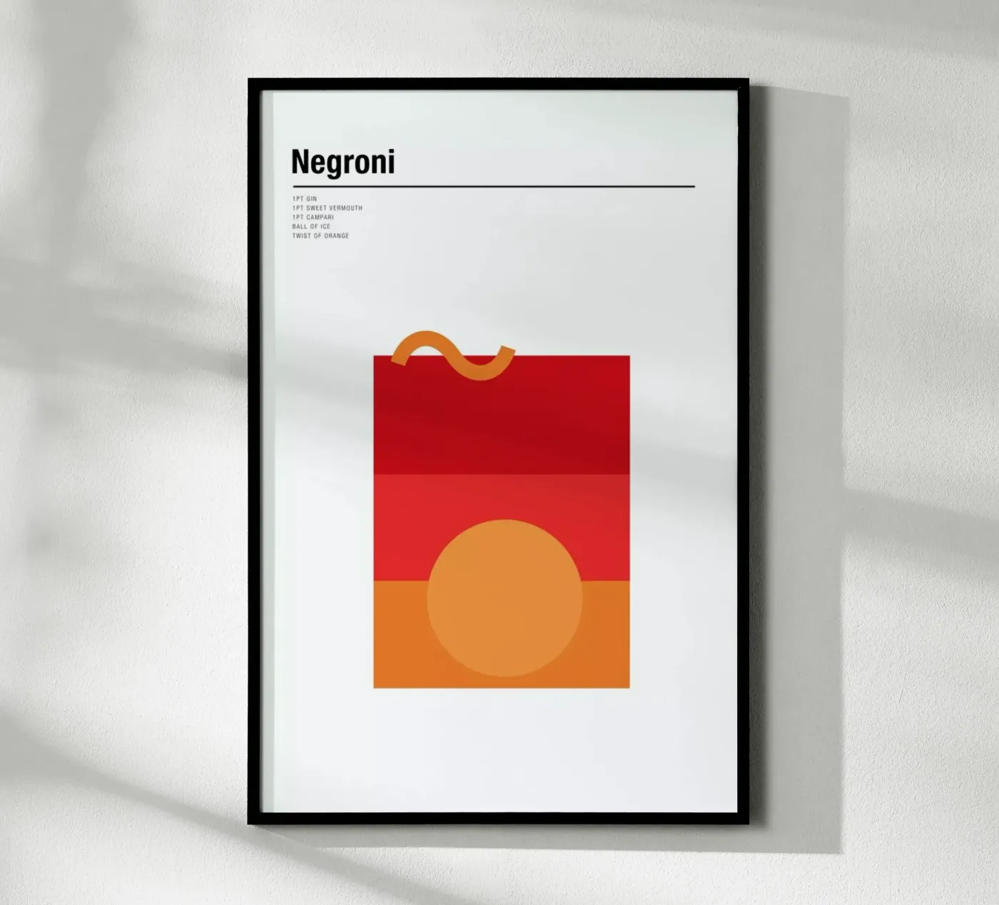 Negroni poster da Nick Barclay