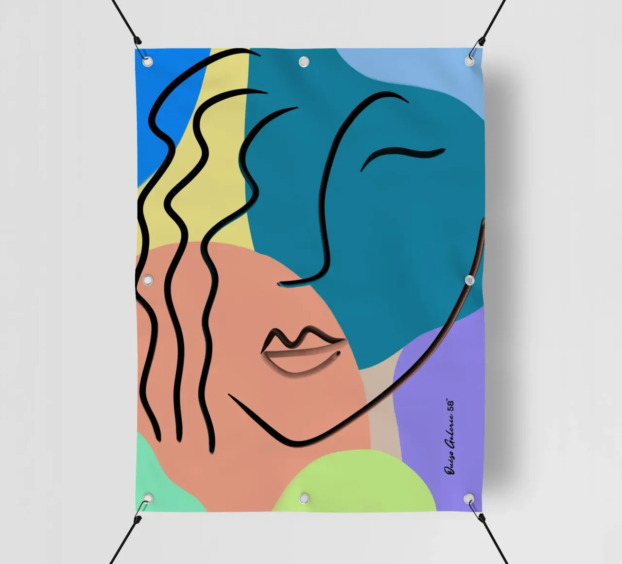 Shifting Colors telo in pvc da Mike Leymi