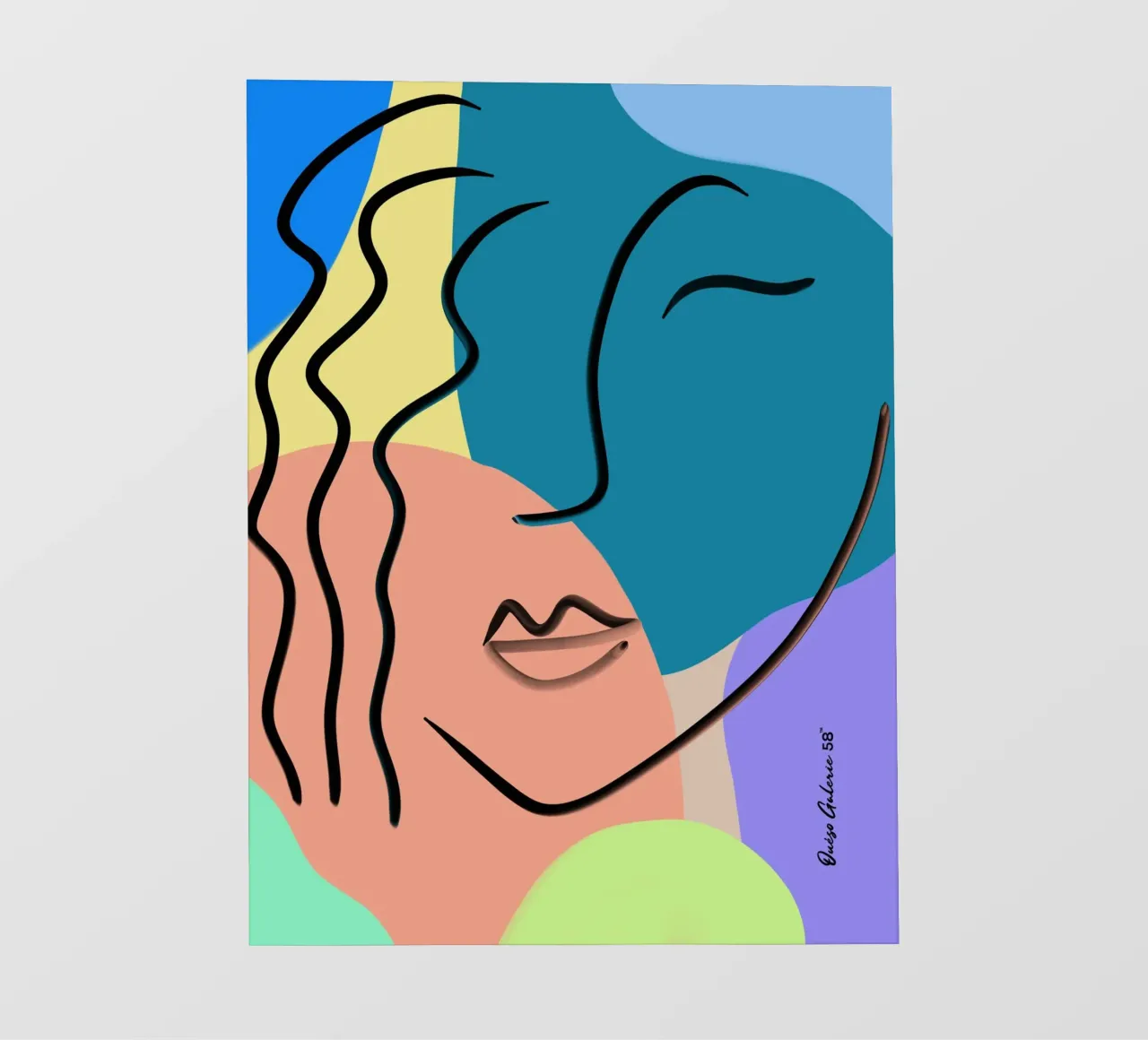 Shifting Colors telo in pvc da Mike Leymi