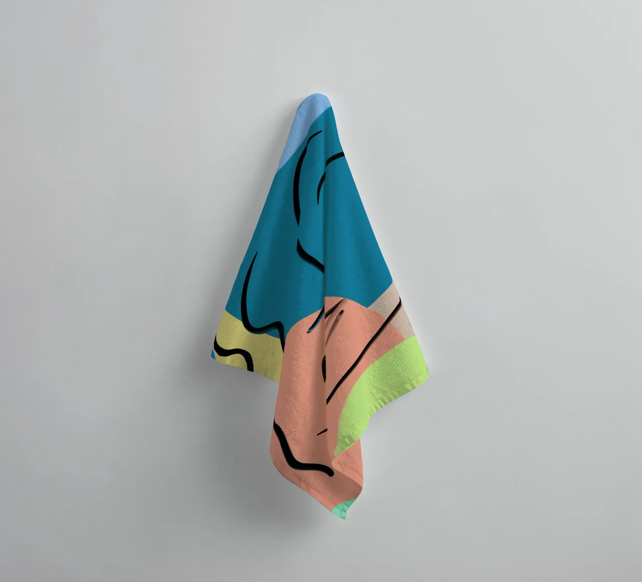 Shifting Colors asciugamano da bagno da Mike Leymi