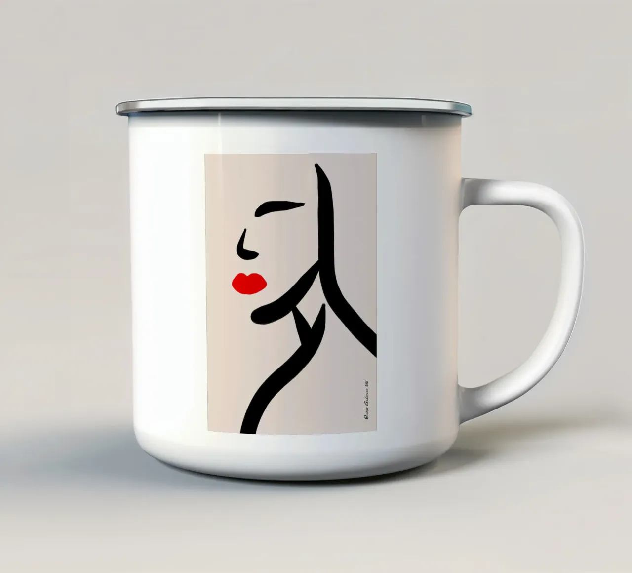 Joyful Fragments tazza in smalto da Mike Leymi