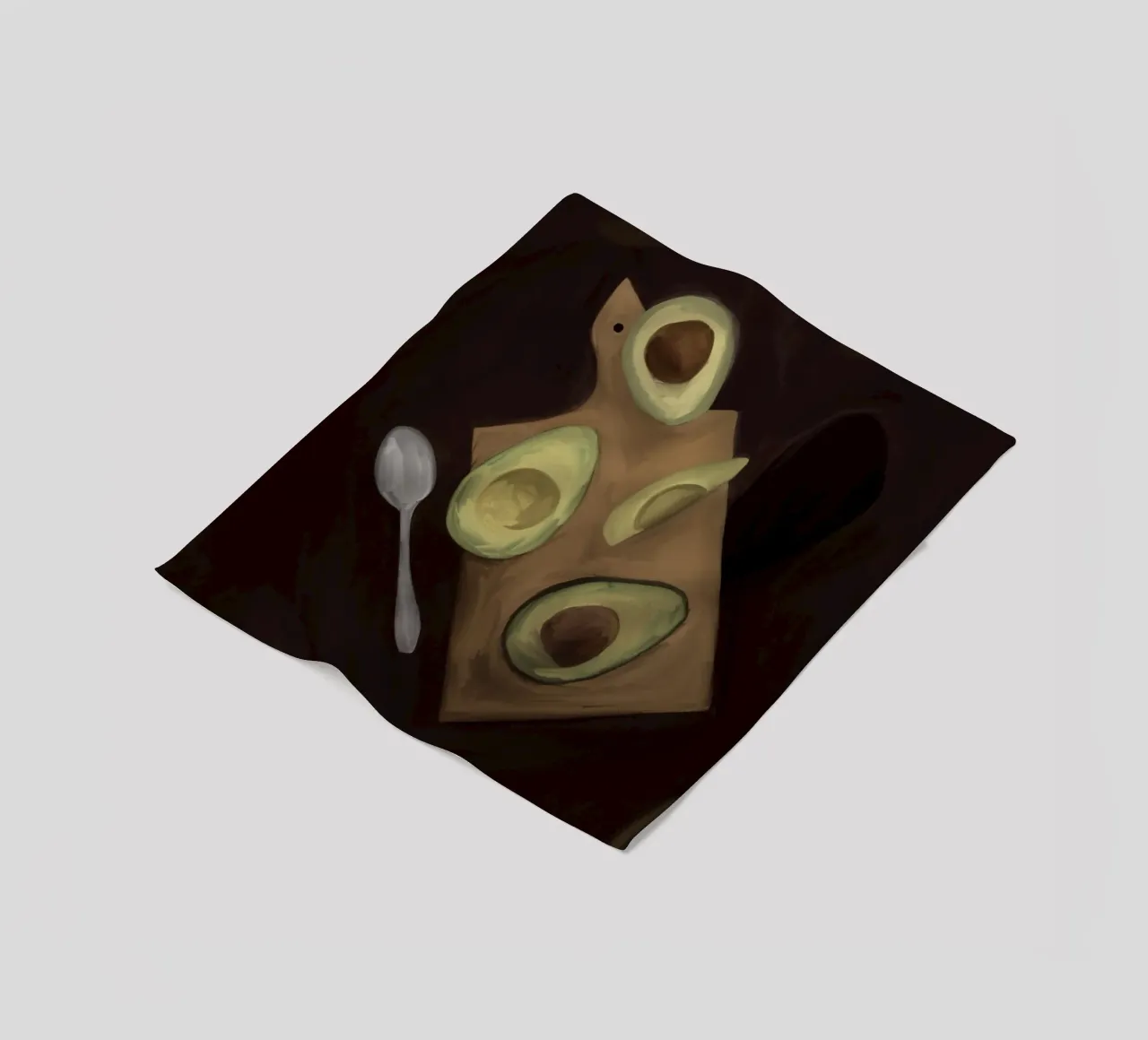 Fluid Geometry Fleecedecke von Mike Leymi