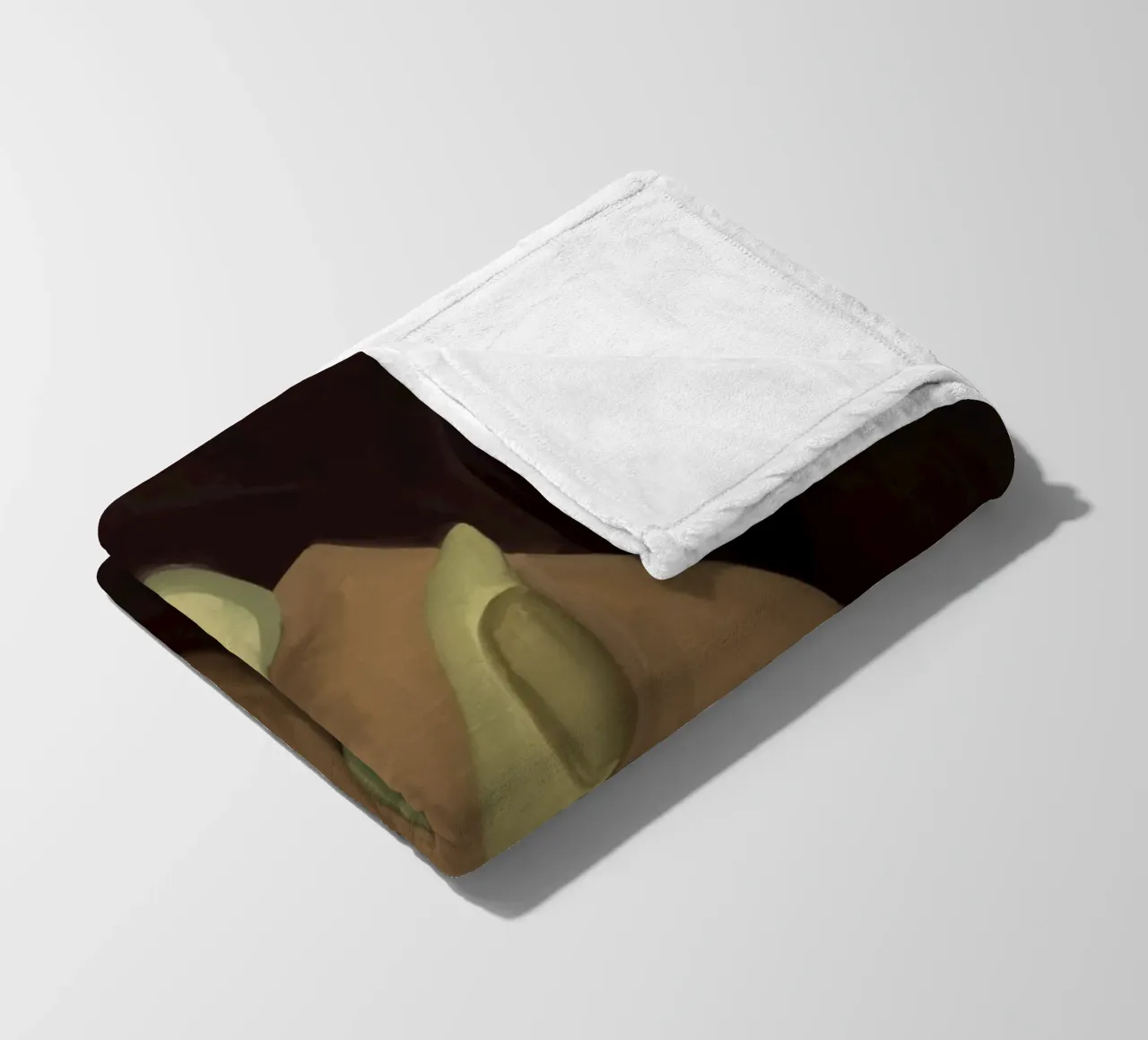 Fluid Geometry Fleecedecke von Mike Leymi