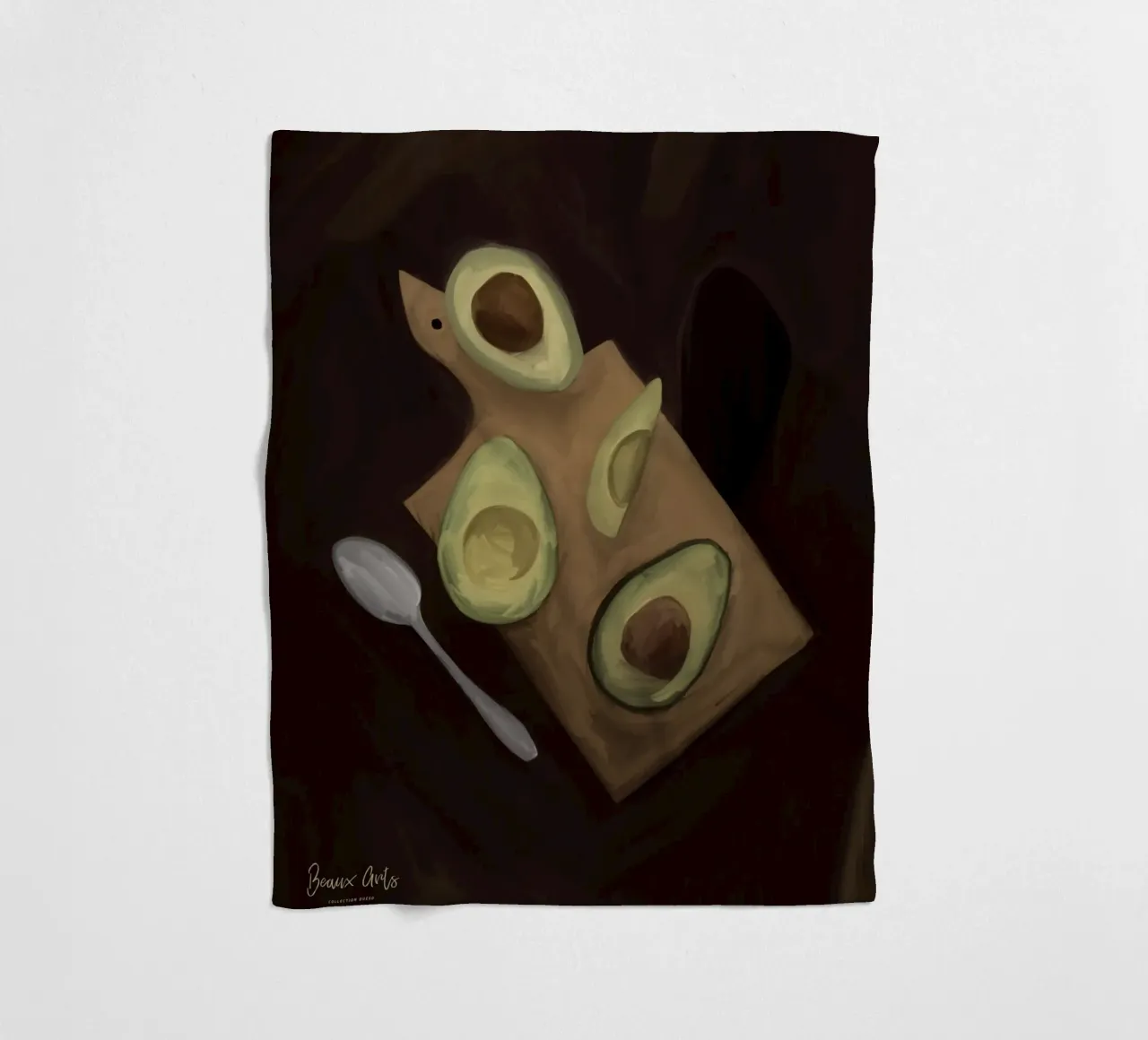 Fluid Geometry Fleecedecke von Mike Leymi