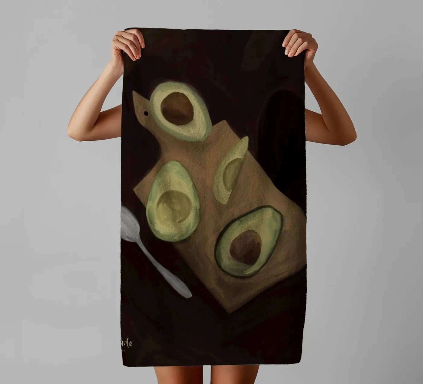 Fluid Geometry towel by Mike Leymi