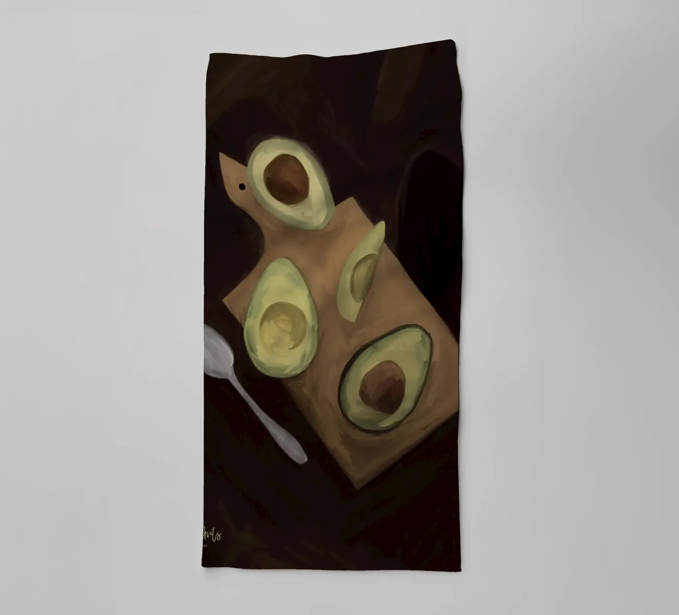 Fluid Geometry towel by Mike Leymi