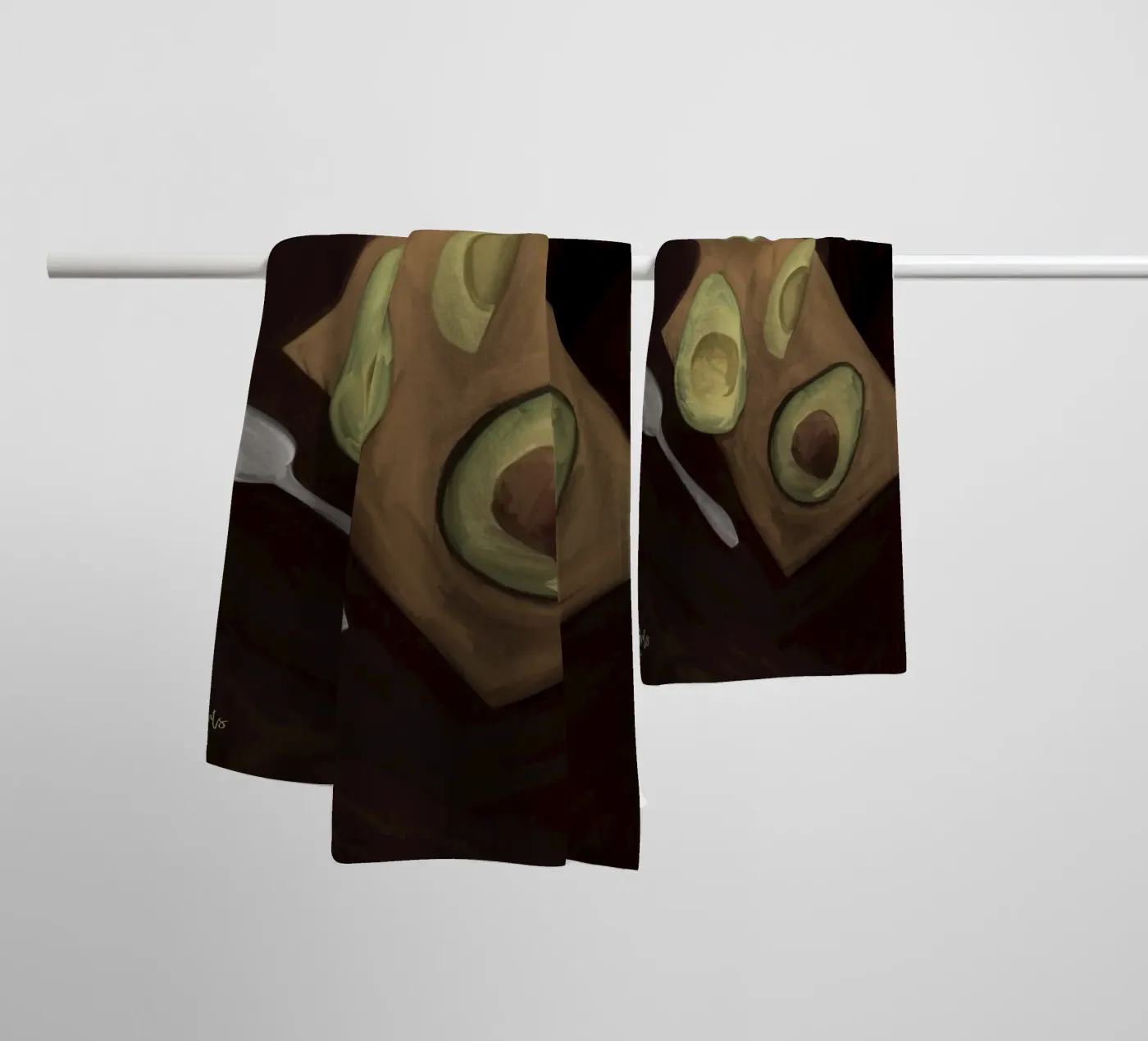 Fluid Geometry towel by Mike Leymi