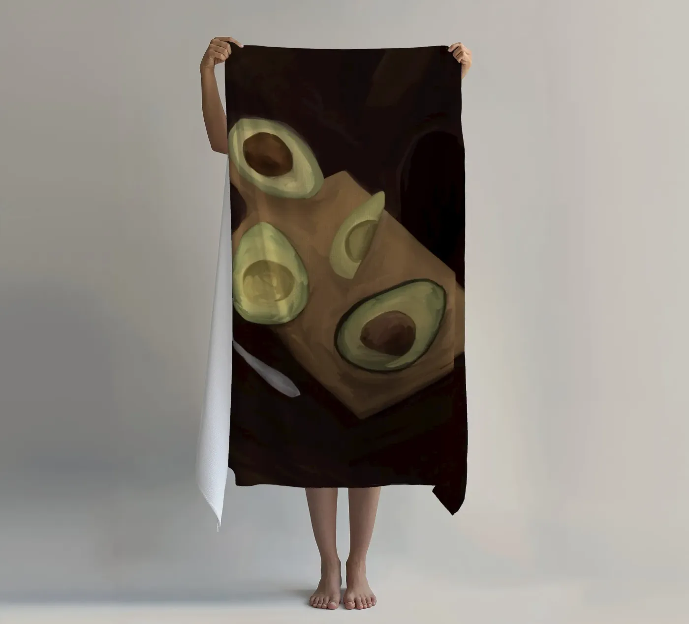 Fluid Geometry Strandtuch von Mike Leymi