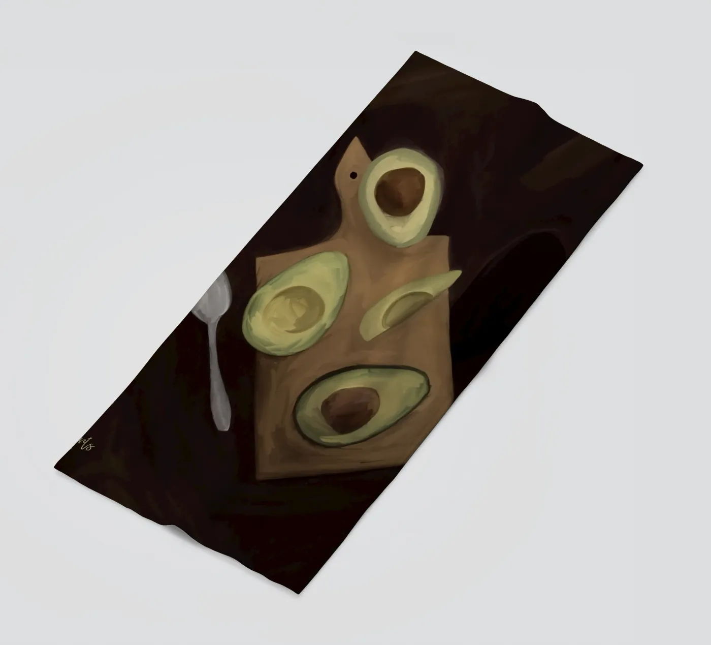 Fluid Geometry Strandtuch von Mike Leymi