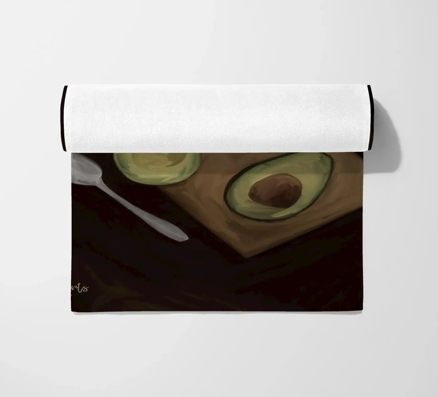 Fluid Geometry Strandtuch von Mike Leymi