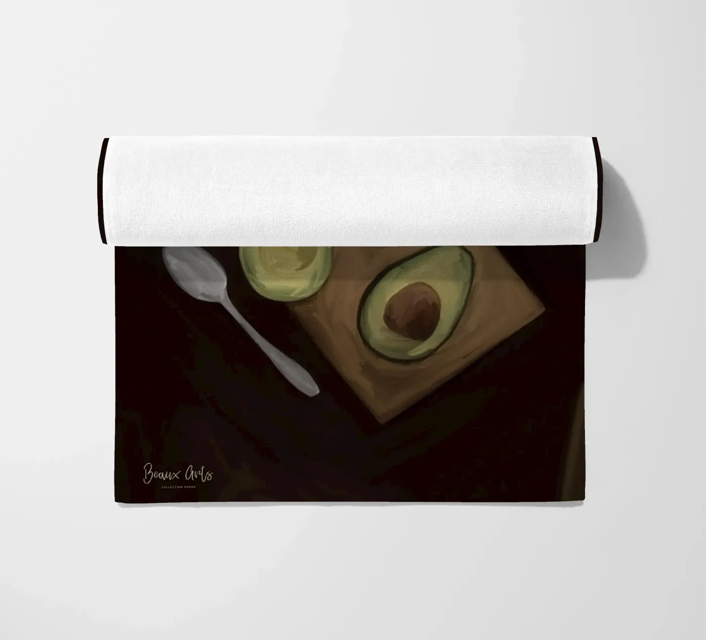 Fluid Geometry Strandtuch von Mike Leymi