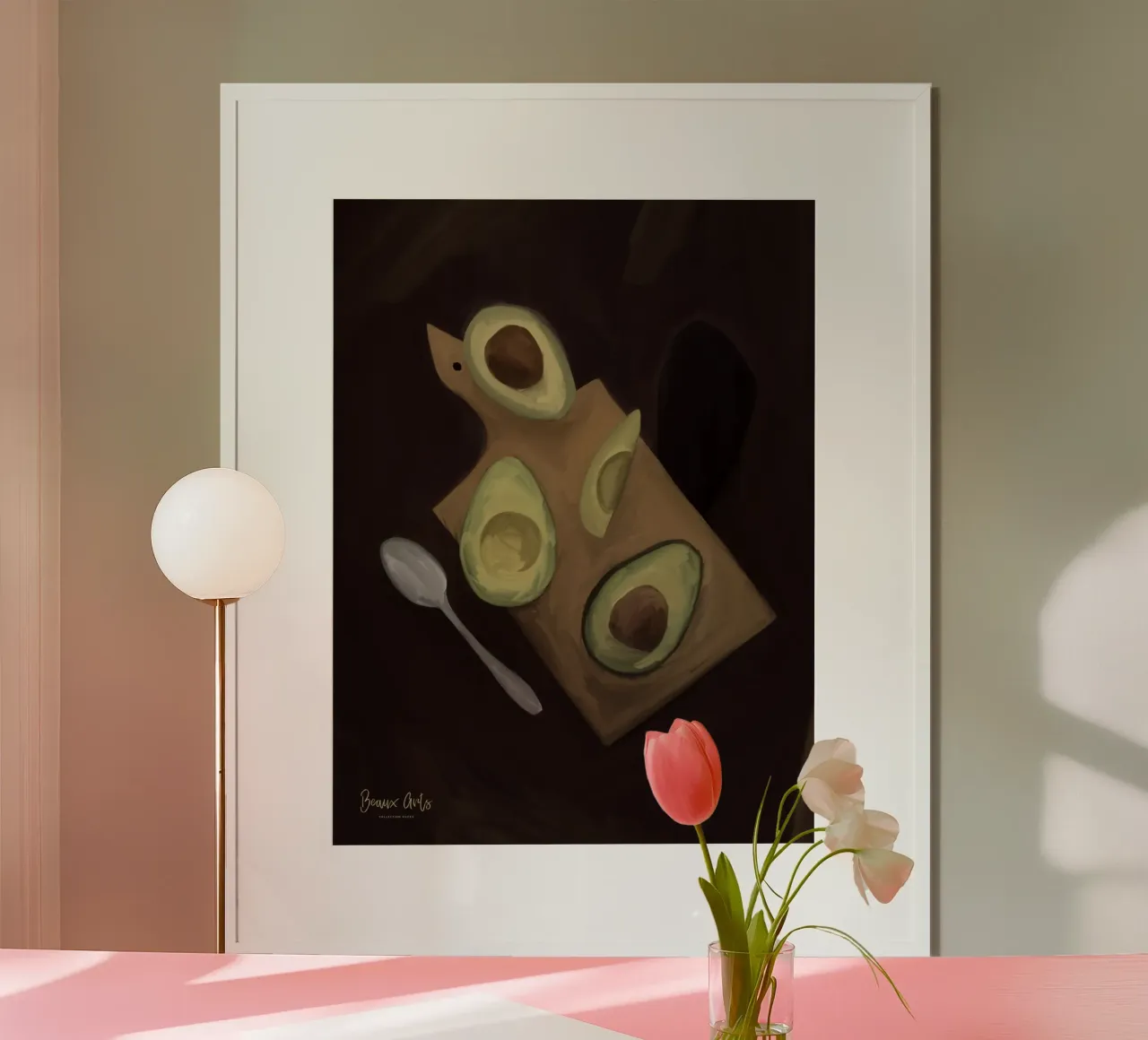 Fluid Geometry poster da Mike Leymi