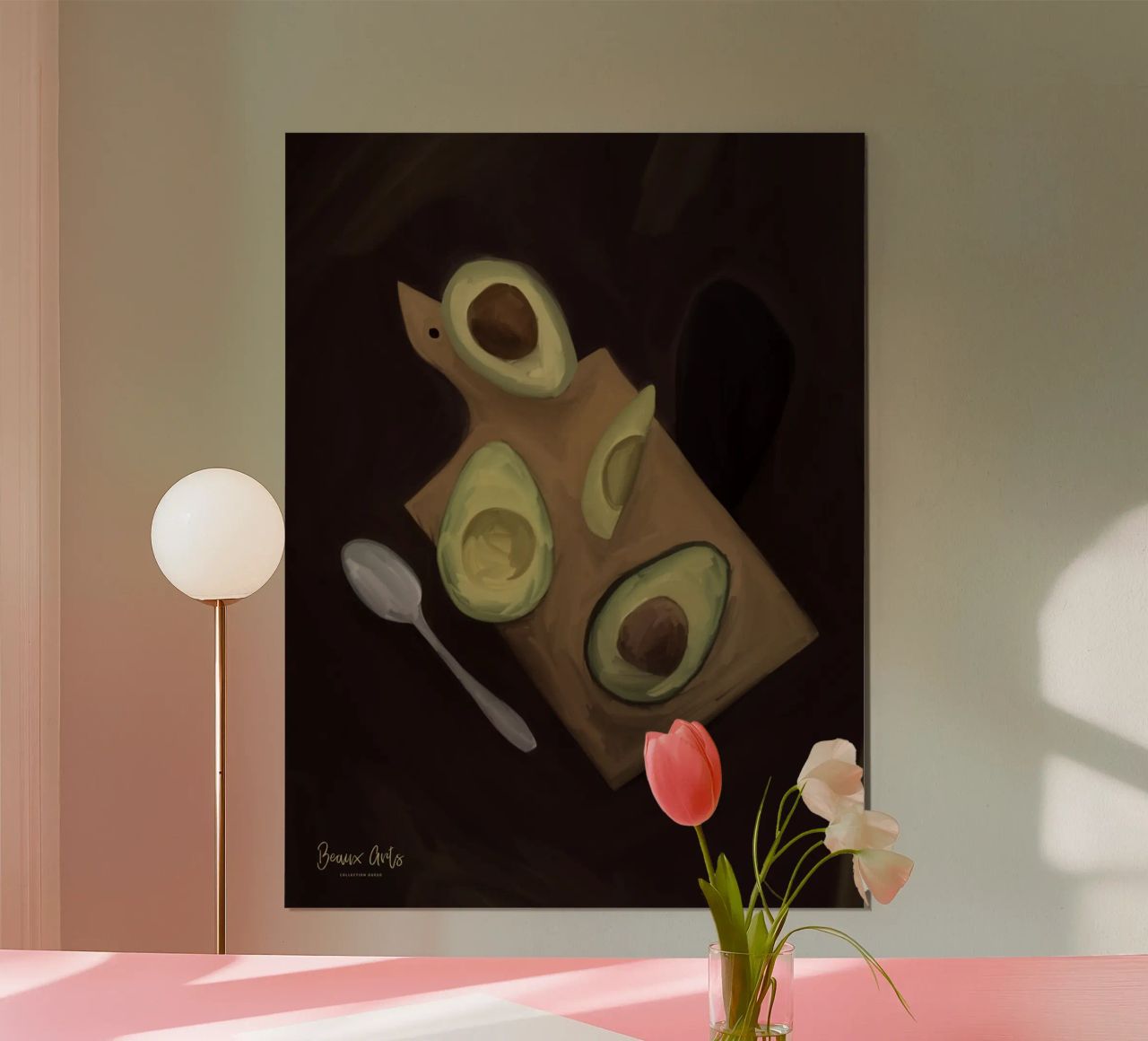 Fluid Geometry poster by Mike Leymi